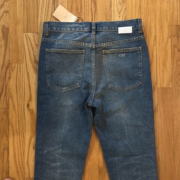 CQY sz 28 Icon Vice Vintage Slim NWT new condition button fly Jean distressed - Picture 6 of 6